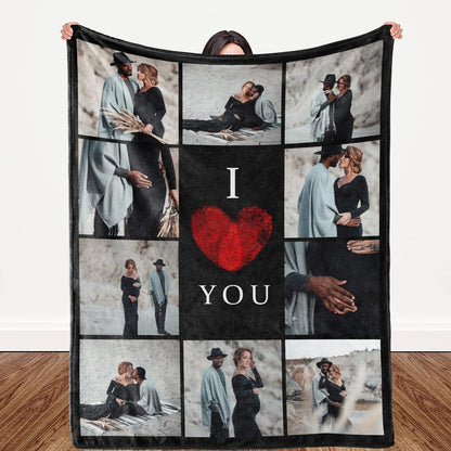 Personalized 9 Panels Sublimation Blanks Throw Blanket